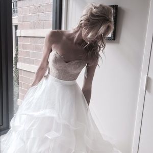 BHLDN Tulle & Satin Bridal Skirt
